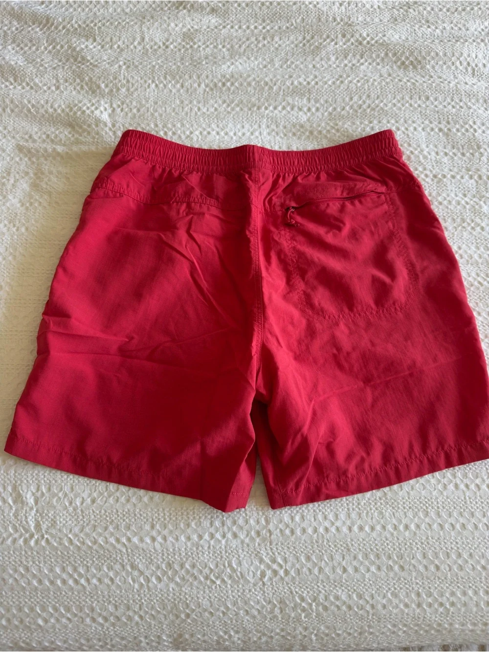 North Face Men's Red Swim Trunks